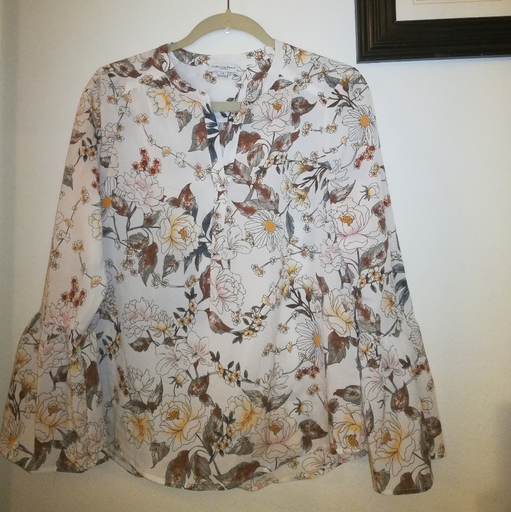 Carolina Belle Montréal Floral Blouse